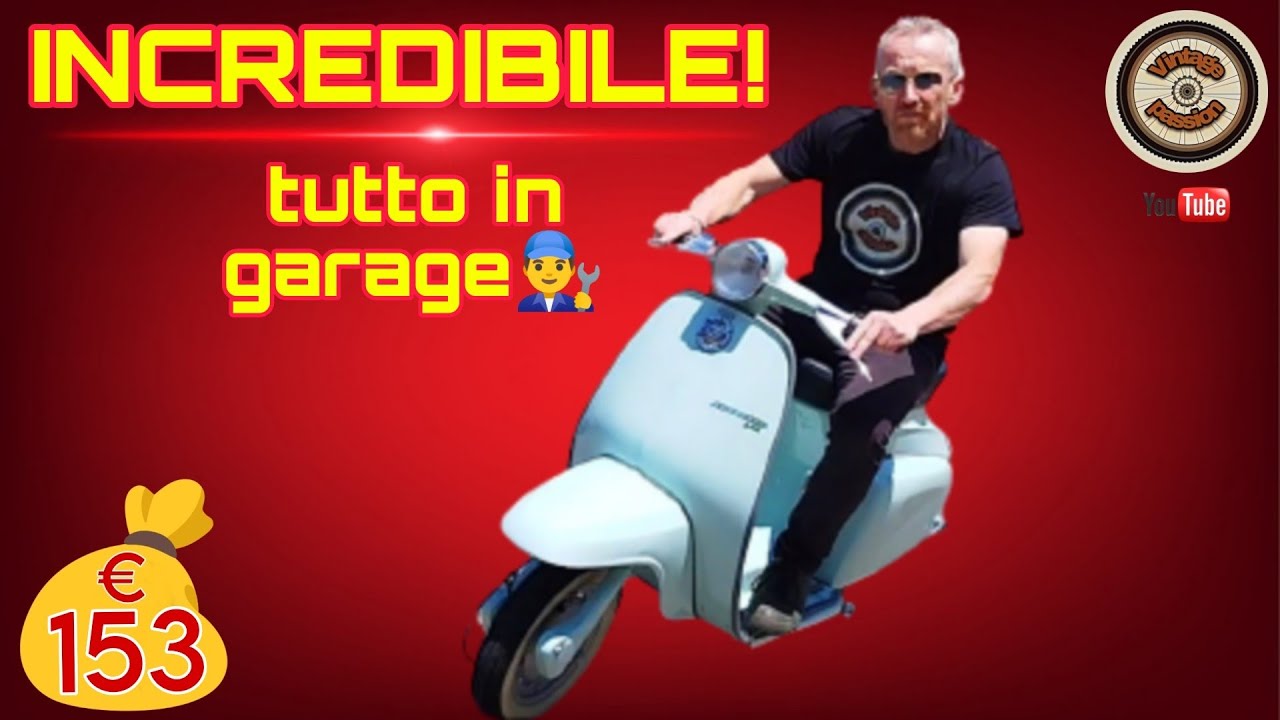 Montiamo la sella e facciamo un giro! - Restauro Totale Lambretta J50-Part 15