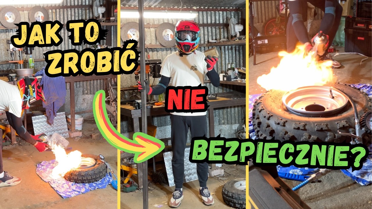 Wulkanizacja po mojemu - czyli najlepszy sposób na wymianę opony w crosskarcie/buggy/quadzie 🔥