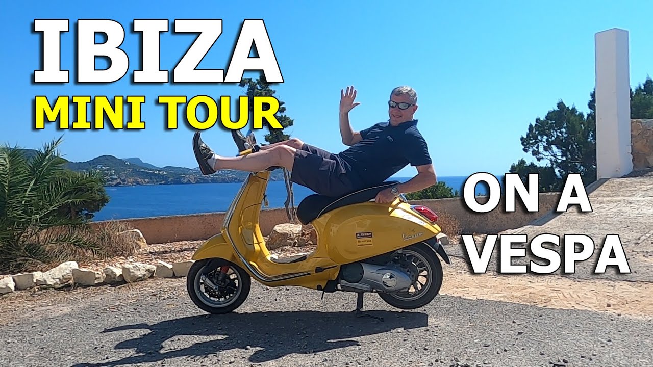 Mini Ibiza Tour on a Vespa Sprint 125 Scooter | More fun than an adventure  touring motorcycle?