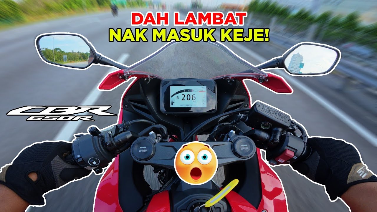 AKU DAH LAMBAT! | HONDA CBR650R E-CLUTCH