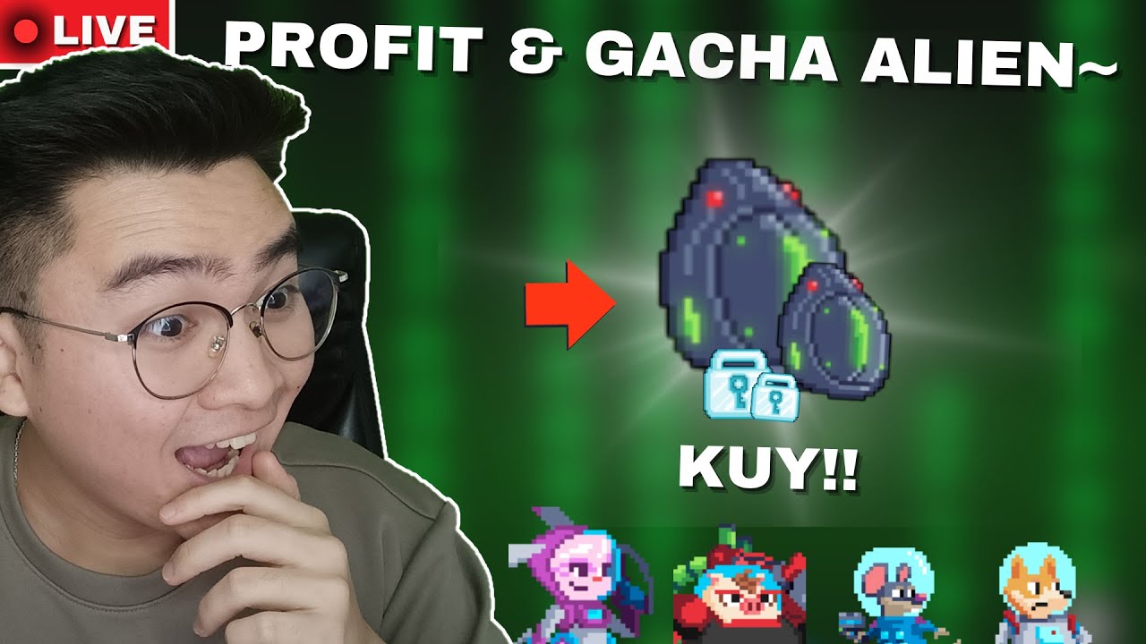 ALIEN IS BACK!! Ayo Profitan & Gacha!! | Growtopia 2026