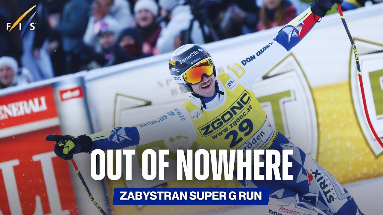 Zabystran Winning Run | Stunning Upset in Val Gardena | FIS Alpine