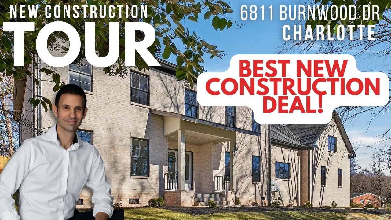 Luxury New Construction Home Tour in South Charlotte | 6811 Burlwood Rd | Modern Design