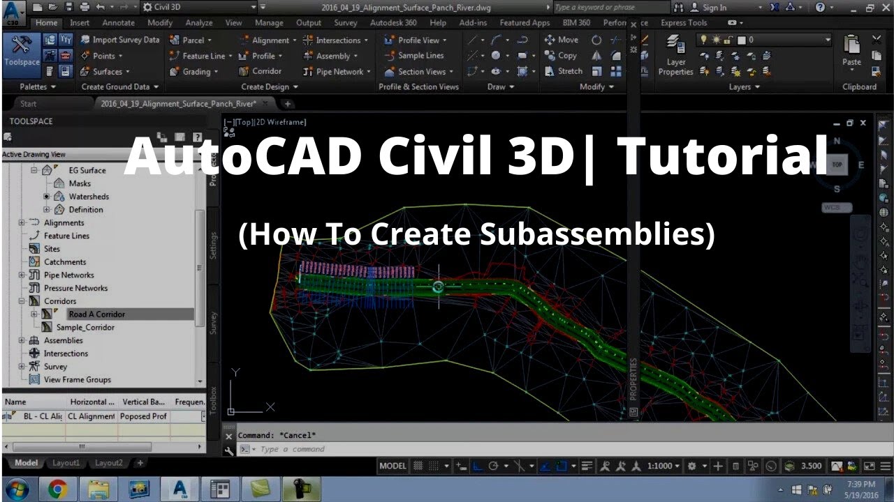 How To Create Subassemblies in AutoCAD Civil 3D | eLearning | CADCIM Technologies