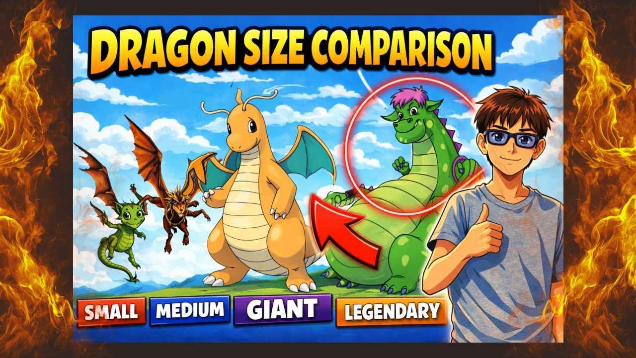 Dragon Sizes Comparison