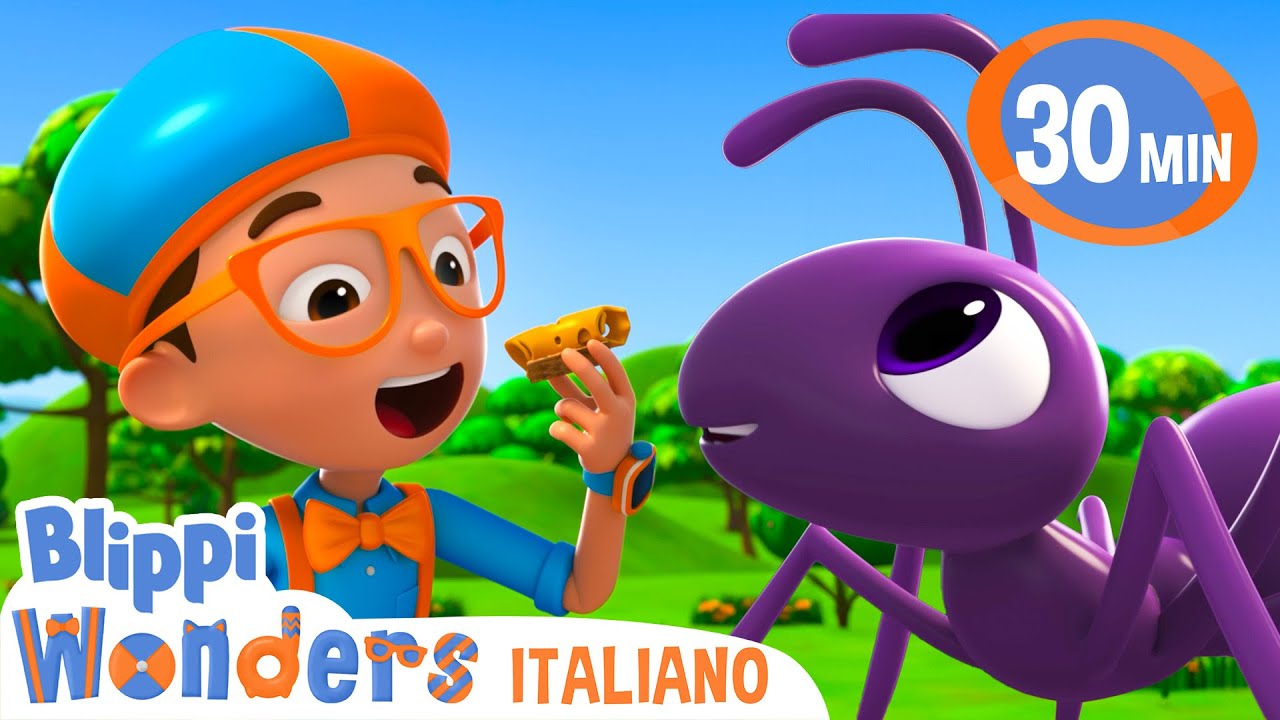 Blippi Fa Un Pic Nic Con Le Formiche 🐜| Blippi in Italiano | Video educativi per bambini