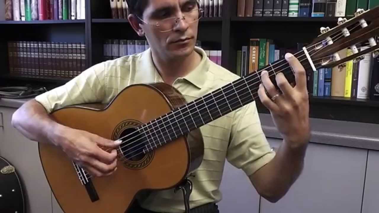 German Vazquez Rubio Solista Classical Guitar - Prelude de Adios