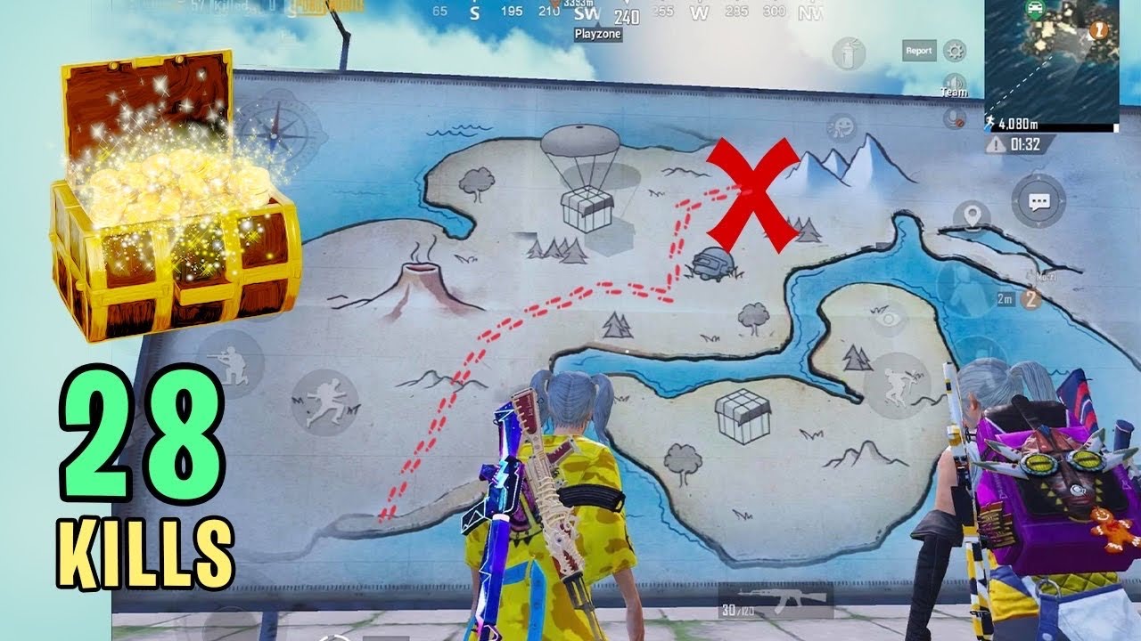 I Found a TREASURE MAP in PUBG Mobile