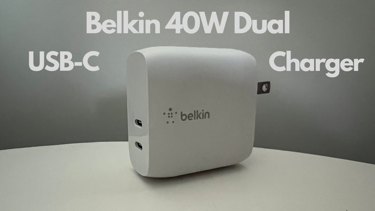 In-Depth Review of the Belkin Dual USB-C 40W Charger: Powerful Performance