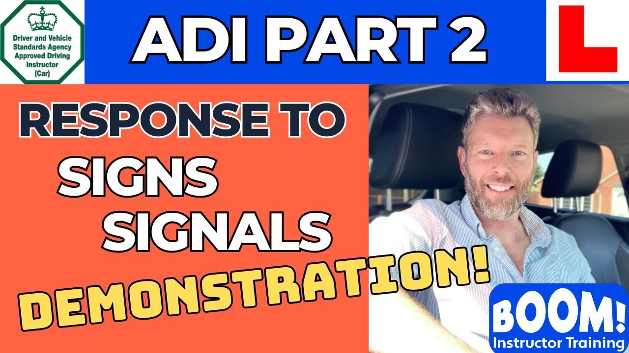 PDI tutorial: How to respond to signs/signals (Part 2 test advice)