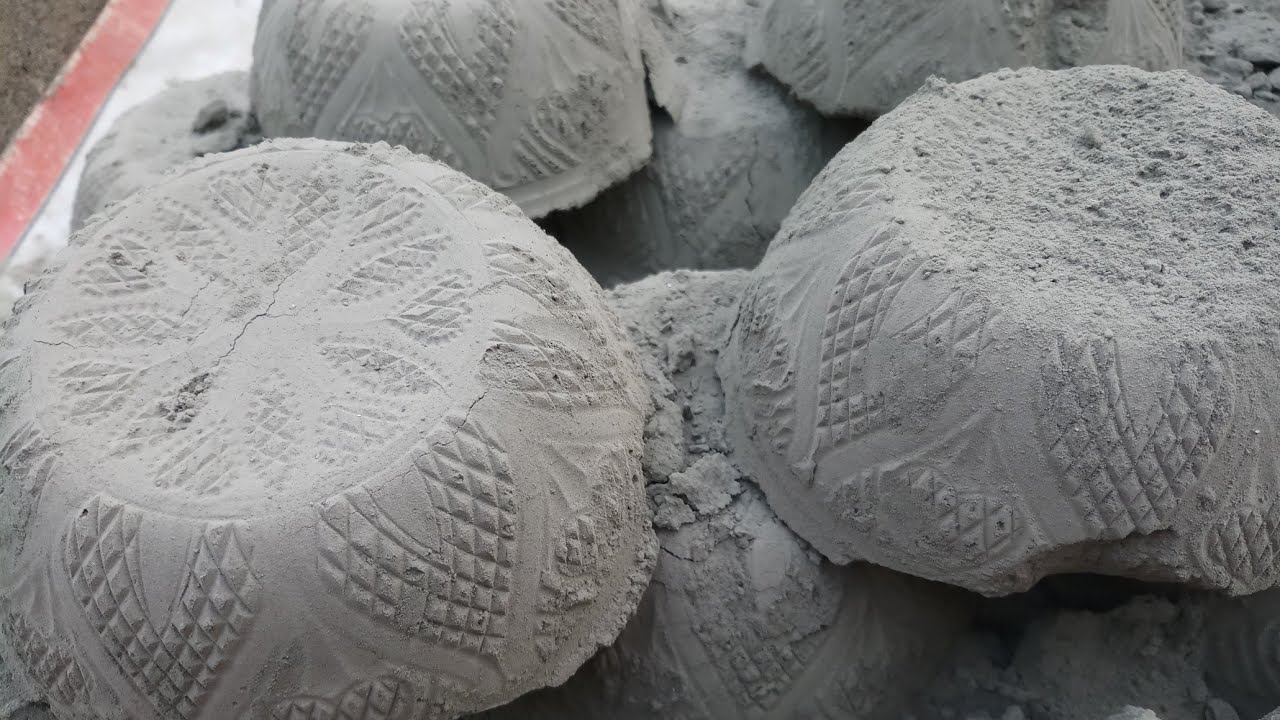 ASMR:Pure Cement Dusty DRY Floor Smashing Cement DUST PLAY🌪️🤤@softnoisesmashingasmr