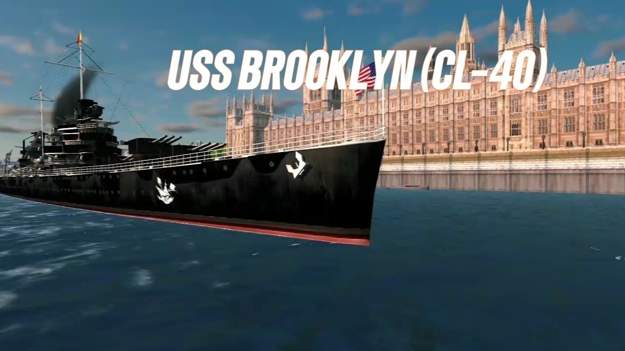 USS BROOKLYN (CL-40) | DEFINISI KAPAL PREMIUM SESUNGGUHNYA | BATTLE OF WARSHIP