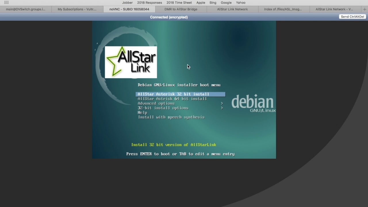Allstar Node on Virtual Server