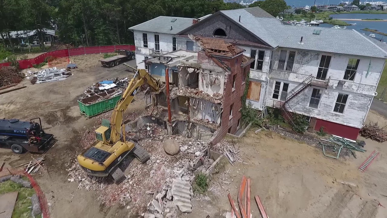1938 Brick Building Demolition Timelapse