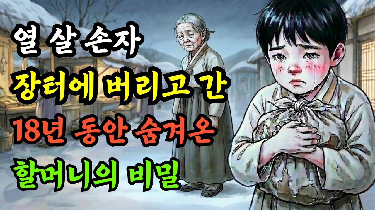 장터에 남겨진 열 살 손자, 아무도 몰랐던 그날의 진실 | 야담 옛날이야기 오디오북 수면동화 전설 민담