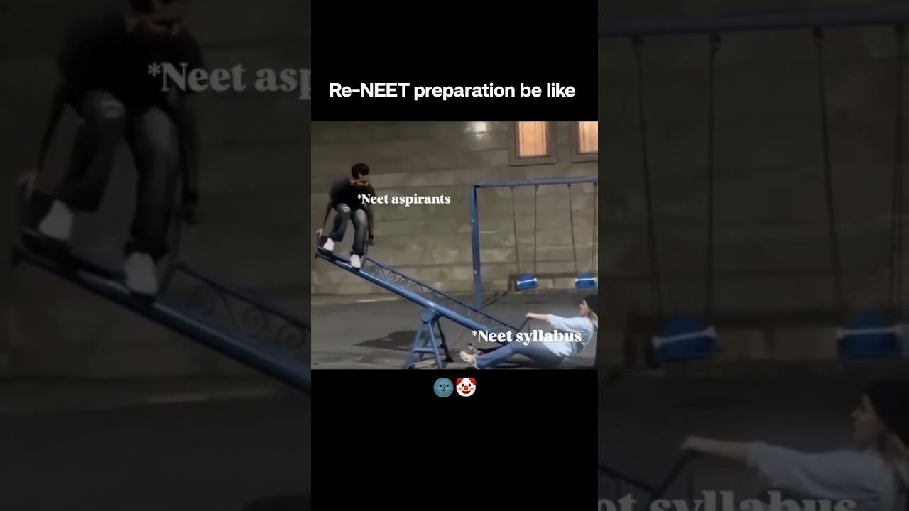 Re-NEET vs Syllabus 🤡 Kaise preparation kare koi 😭🥀 #neet #reneet #nta #reneet2026 #viral #neetscam