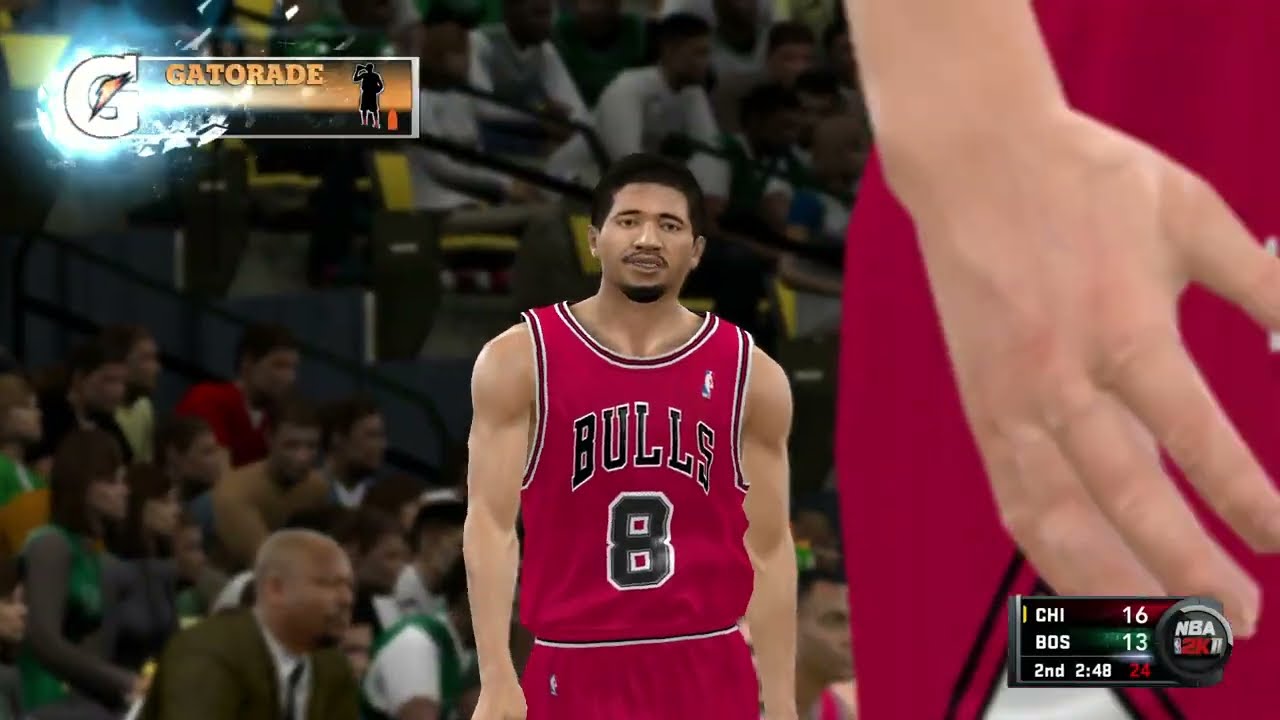 NBA 2K11 Bulls 86'(me) Vs. Celtics 86' (Hall of Fame)