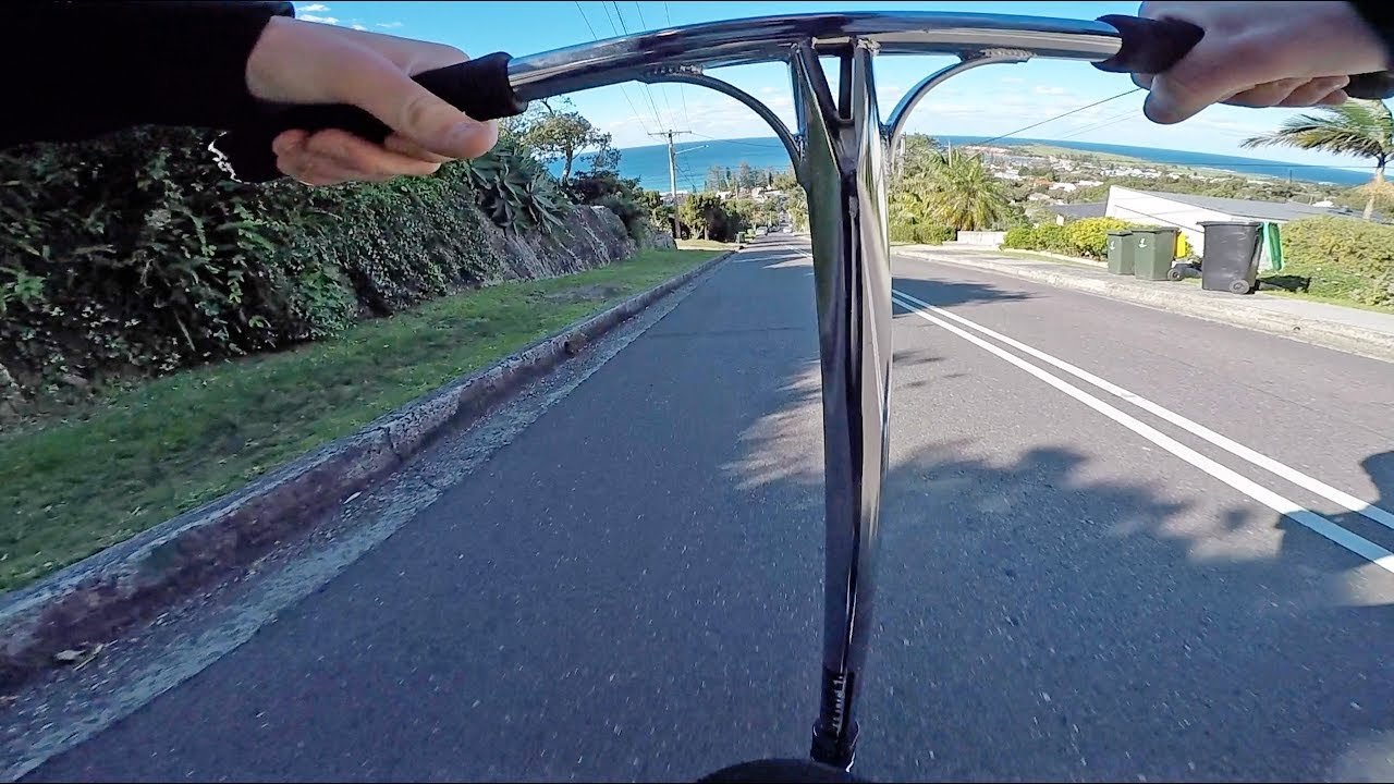 MOST INTENSE SCOOTER HILLBOMB *TOP SPEED*