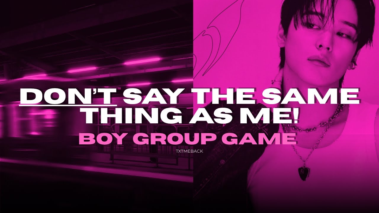 DON’T SAY THE SAME ANSWER AS ME! | KPOP BOY GROUP GAME 
