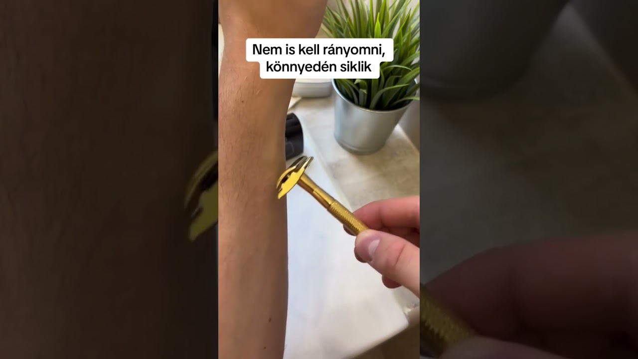 Biztons&aacute;gi borotva haszn&aacute;lata egyszerűbb mint gondoln&aacute;d #shaving #safetyrazor