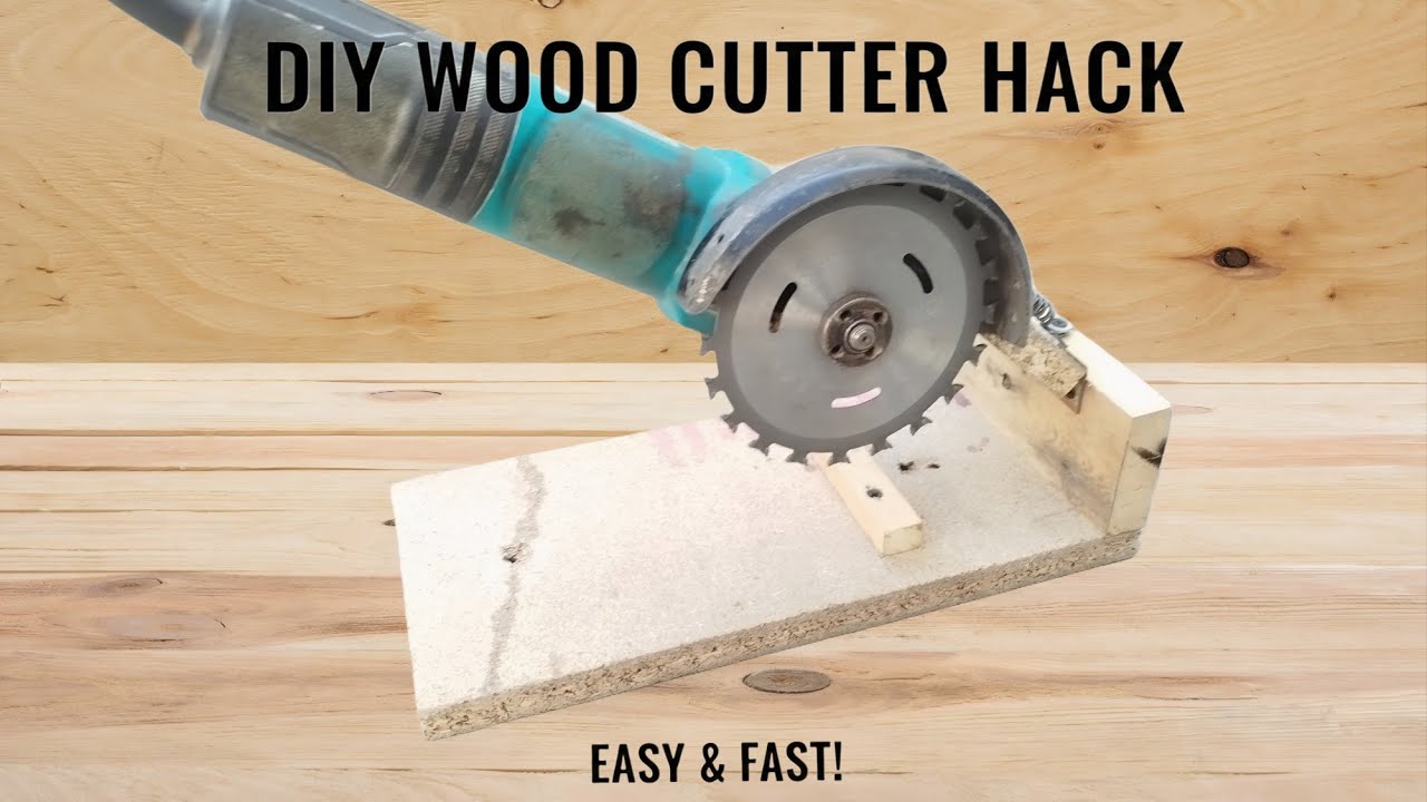 How to Make a Professional Wood Cutter from Angle Grinder | DIY Hack