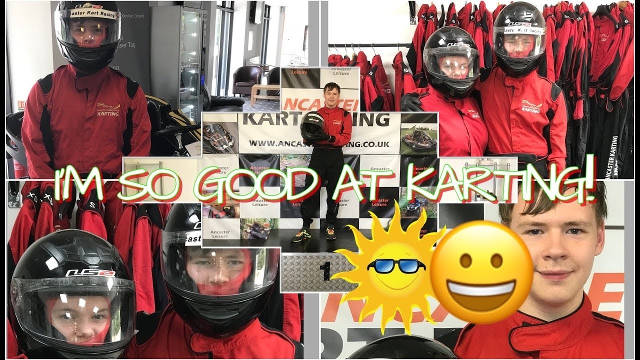 (OLD VIDEO) IM SO GOOD AT KARTING... or not!! (Birthday Present)