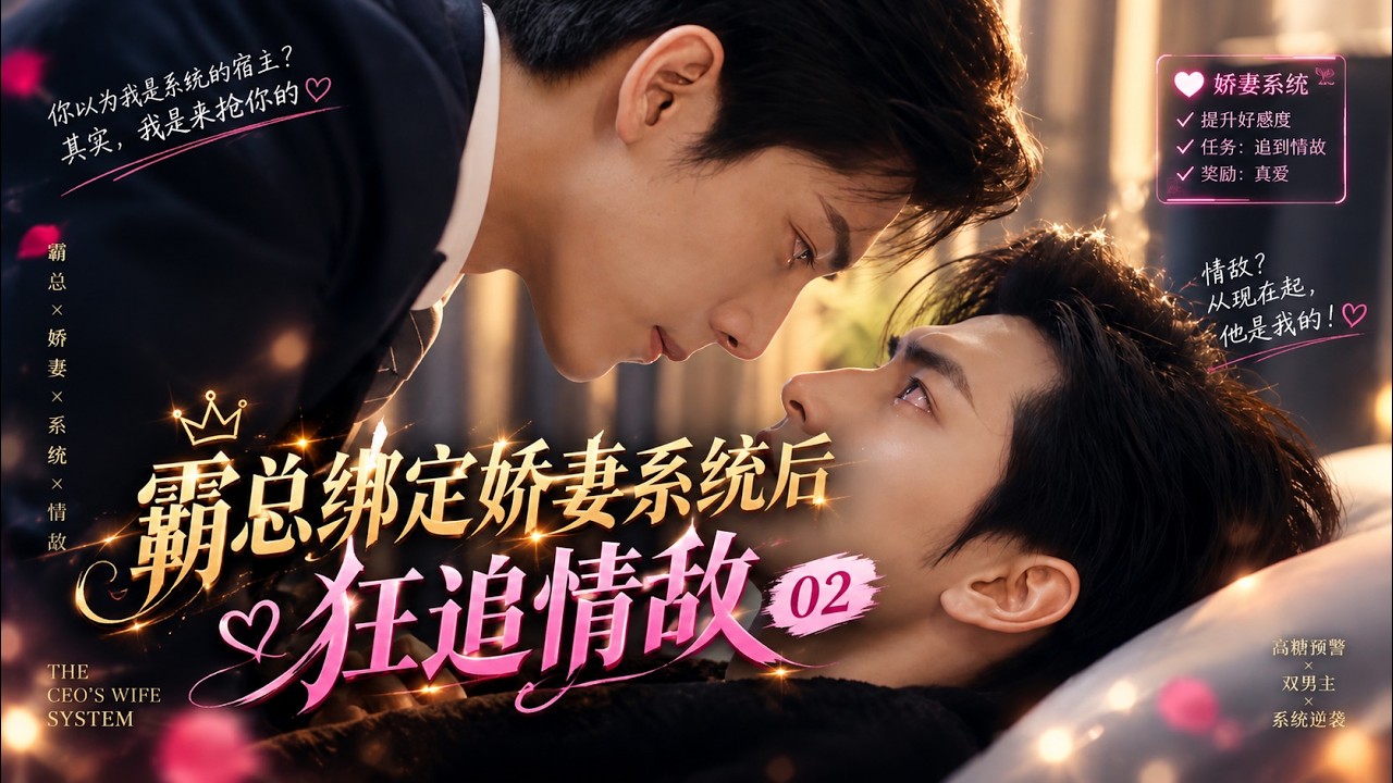【双男主】原创爆剧💥《霸总绑定娇妻系统后狂追情敌》02&ldquo;你活还挺好，怪不得我以前死心塌地跟着你&rdquo;🫣💕#漫剧 #双男主 #ai #短剧 #bl #藏山劇社