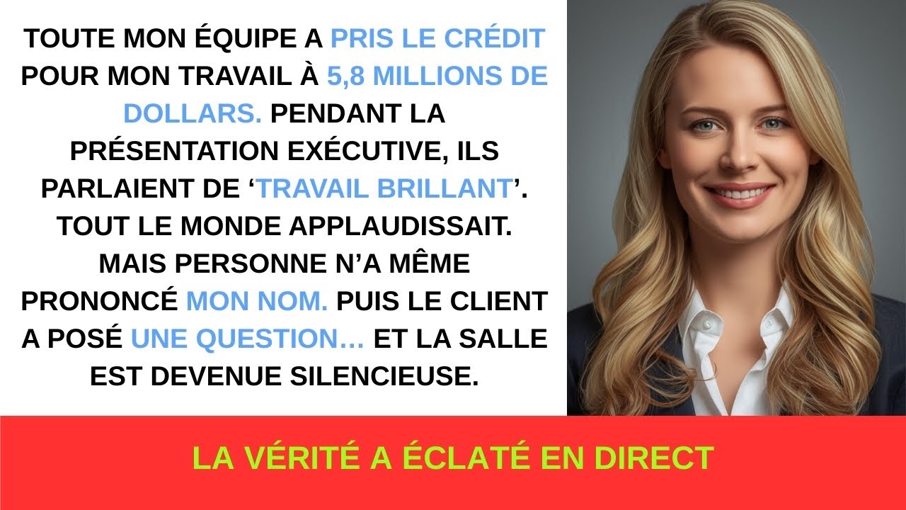 Ils ont volé mon travail pendant 8 ans… jusqu’au jour où tout a basculé