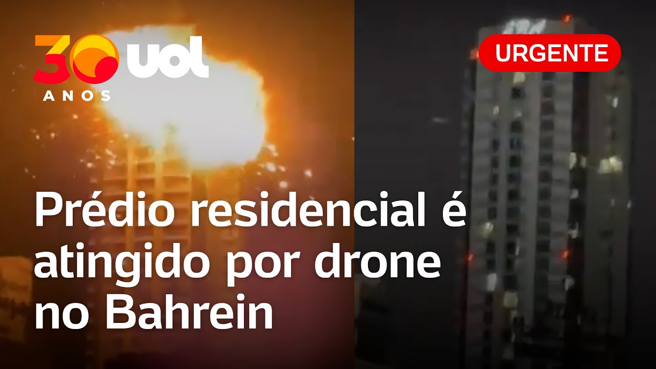 Pr&eacute;dio residencial no Bahrein &eacute; atacado por drone; v&iacute;deo mostra momento do impacto