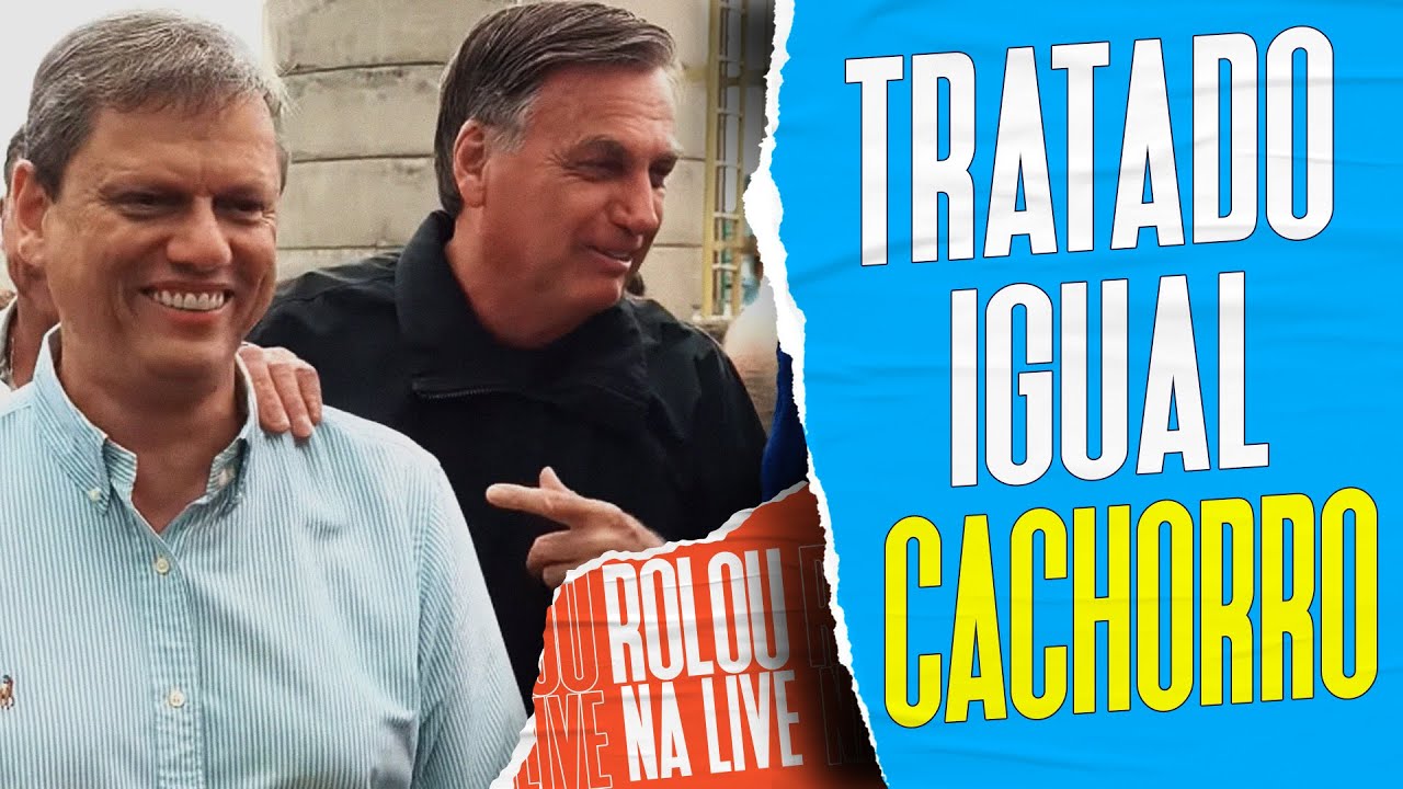 TARCÍSIO SE CANSA DE SER HUMILHADO E AMEAÇADO POR BOLSONARO E CANCELA VISITA AO DETENTO |Galãs Feios