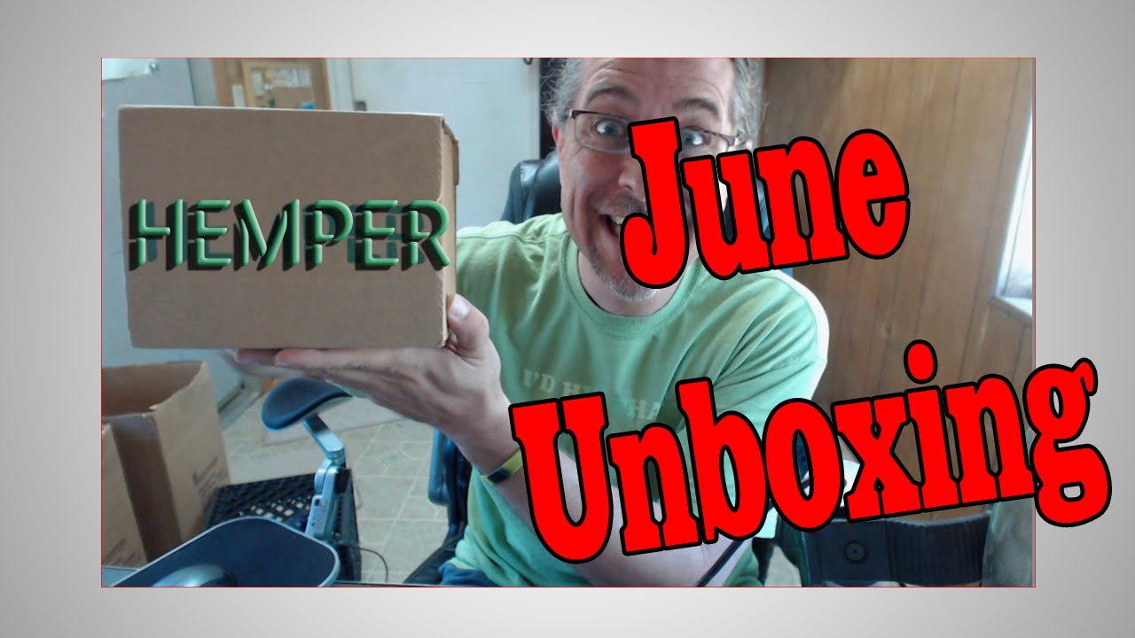 Hemper Box June UNBOXING use COUPON CODE SOUNDRONE420