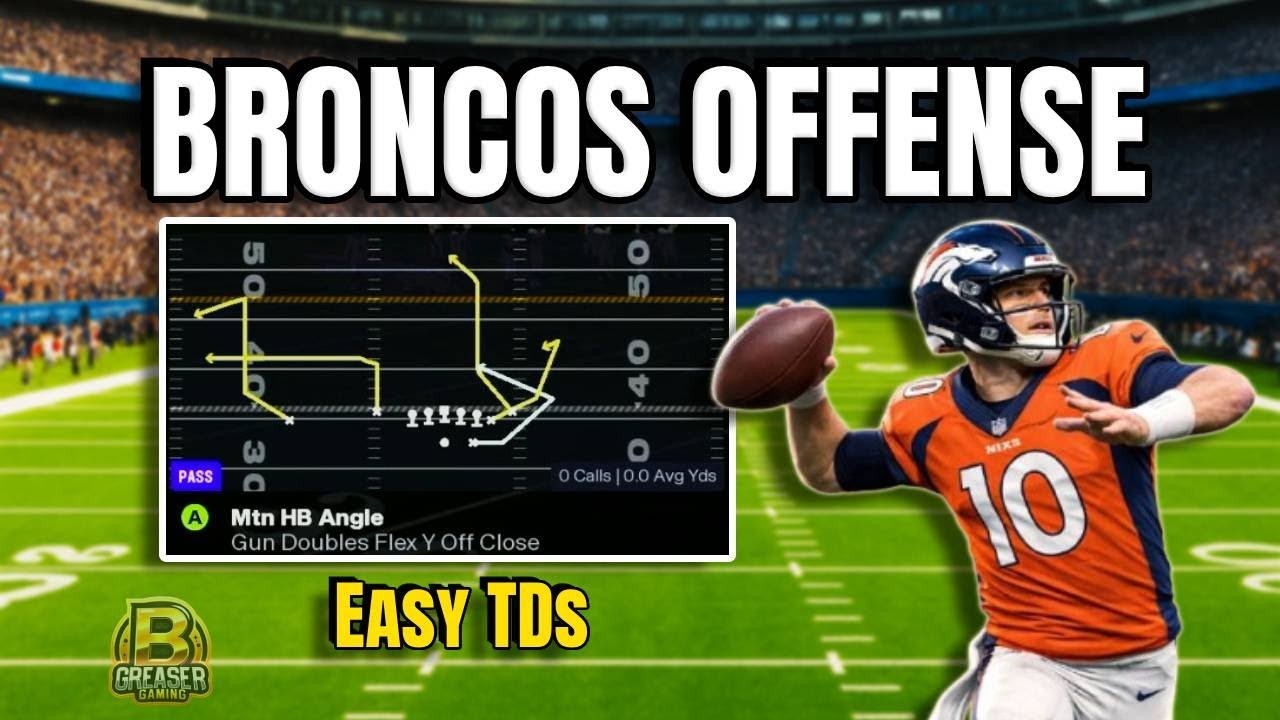 Разбор игровых схем команды Denver Broncos в Madden 26 | Лучшие построения и комбинации