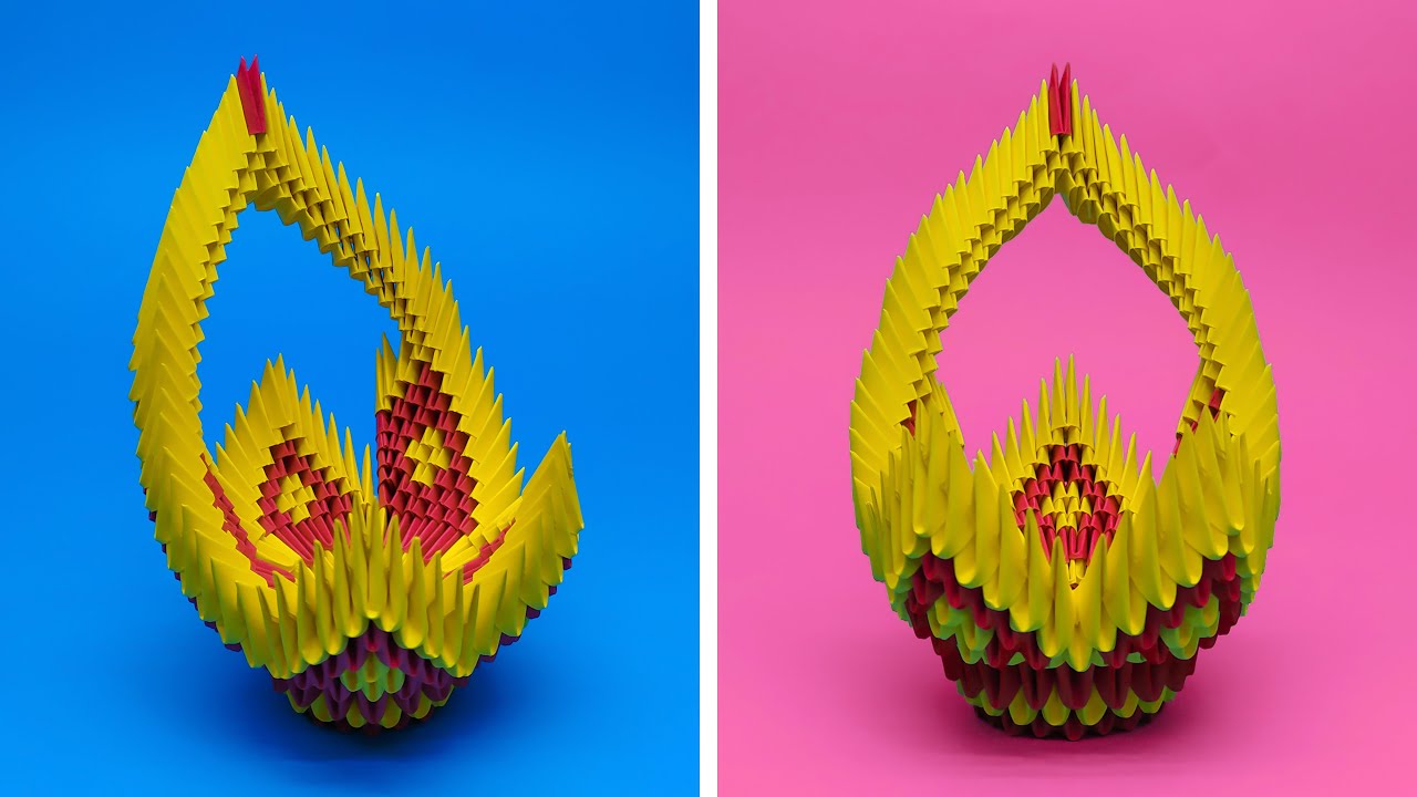 CREATE Your Own Stunning 3D Origami Basket!