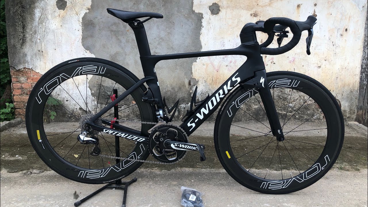 Giá dưới 70tr ạ, xe đạp đua full carbon S WORKS VENGE VIAS,group điện dura ace 9050, size 52 m68-m75