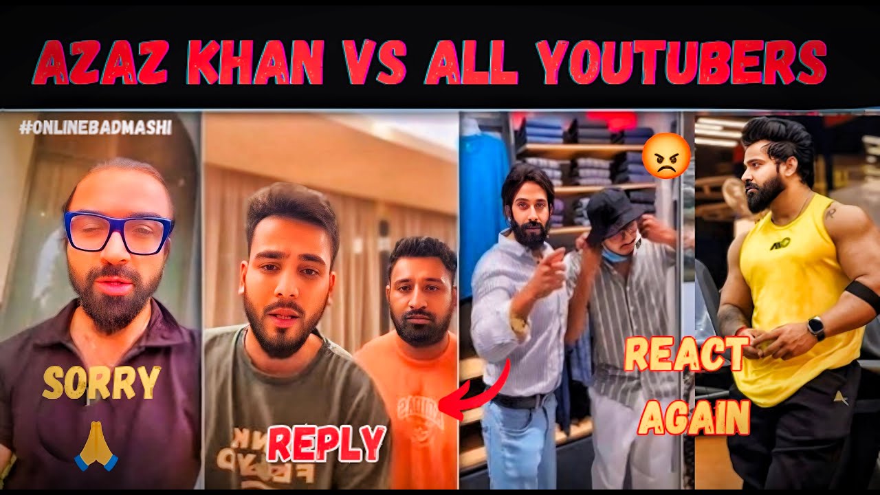 Biggest lafda 😱 | Ajaz khan vs all youtuber | Vishu HUB