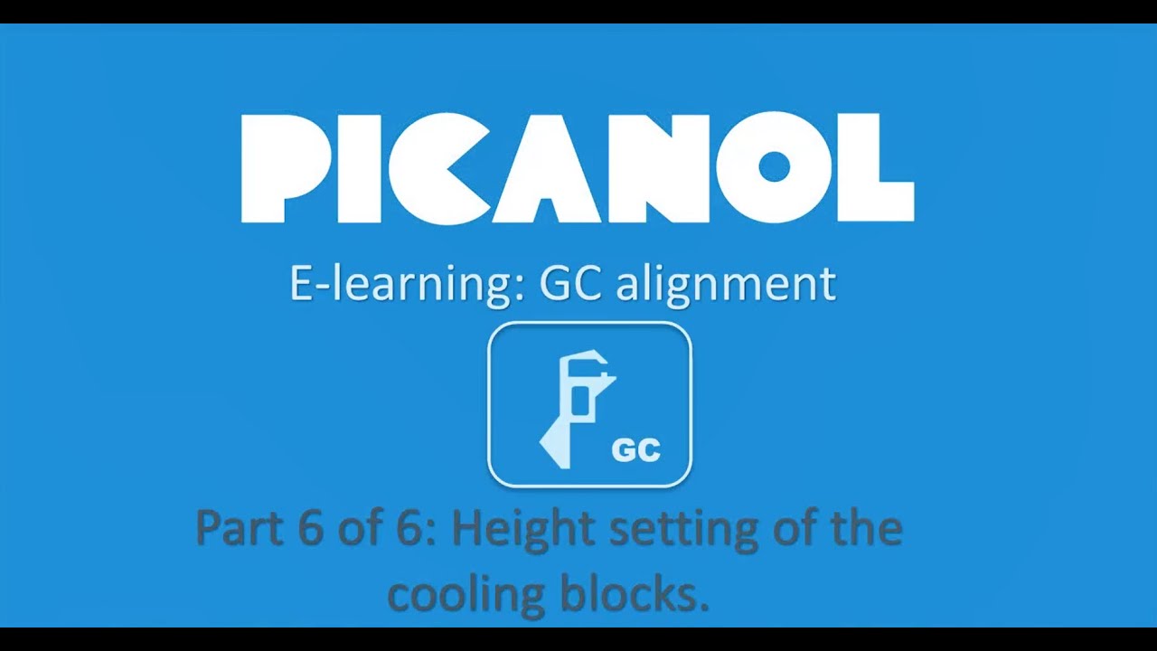 GC Alignment OptiMax-i part 6 of 6: Height setting of the cooling blocks