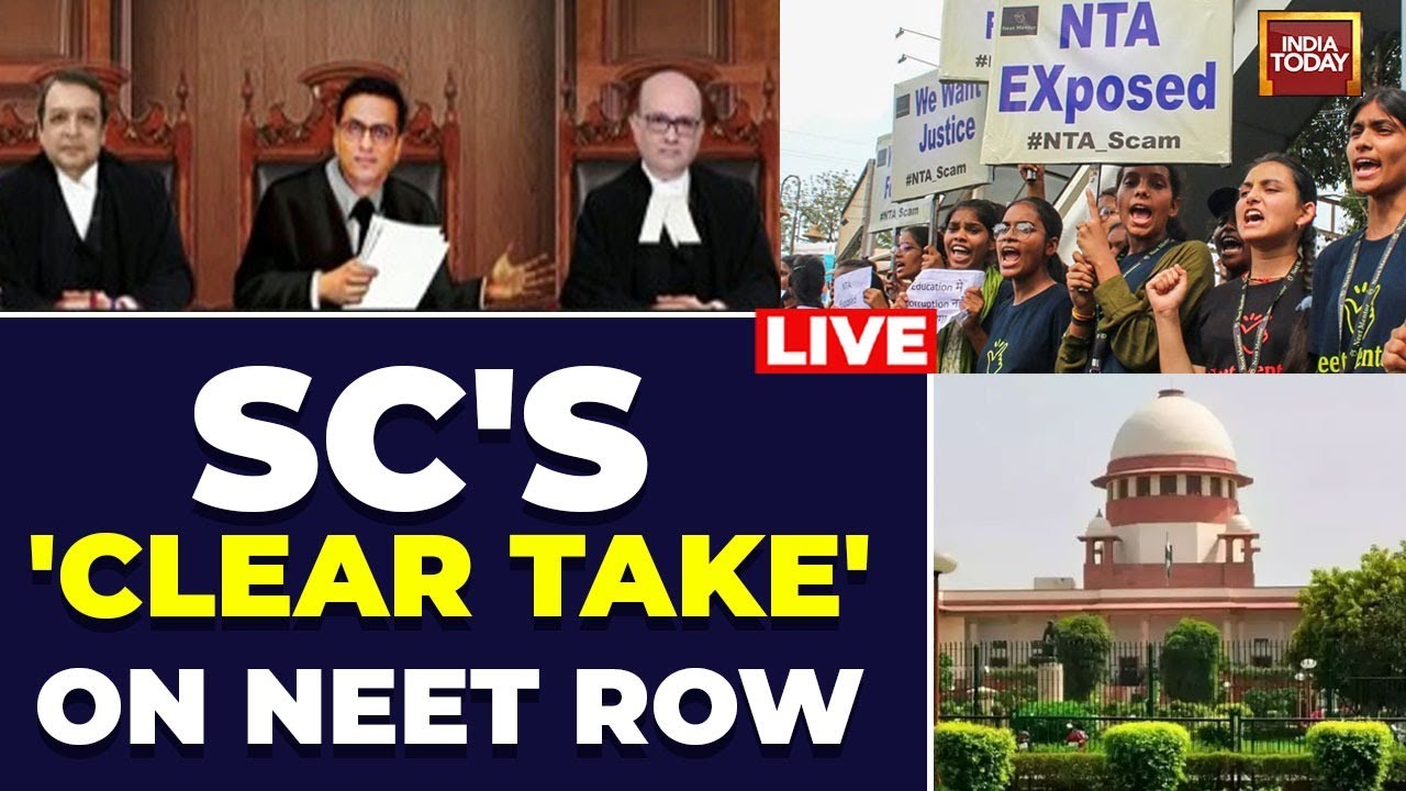 NEET Row LIVE: Supreme Court On NEET Paper Leak | 