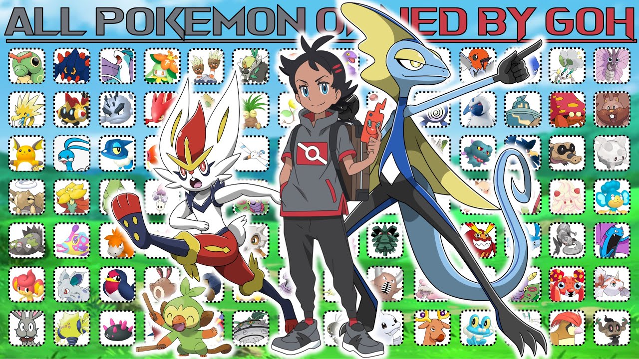 All Pokémon Owned By Goh!