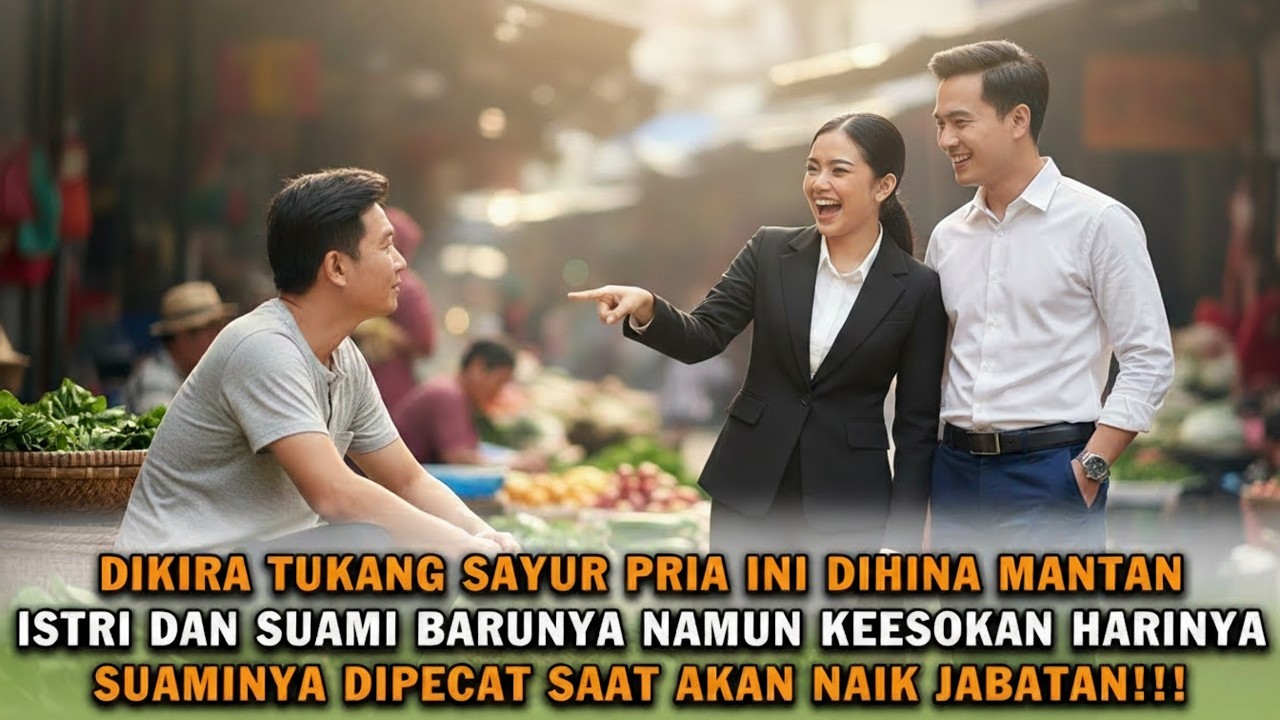 DIHINA OLEH MANTAN ISTRI DIKIRA TUKANG SAYUR - TAK TAHU PRIA ITU ADALAH BOS SUAMINYA SENDIRI