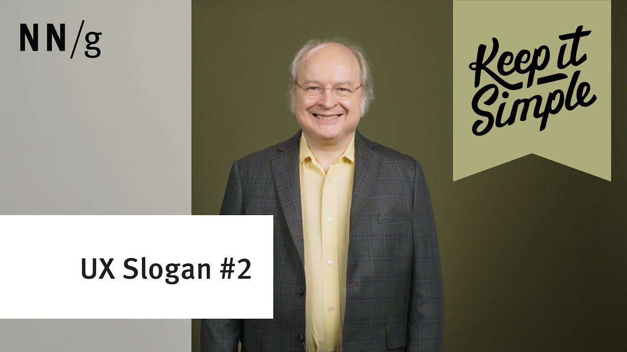 Keep It Simple (UX Slogan #2)