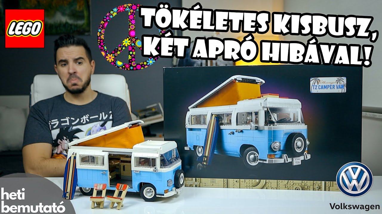 MEGLEPETÉS megjelenés ELŐTTI bemutató? Köszi jöhet! || LEGO 10279 VolksWagen T2 CAMPER VAN