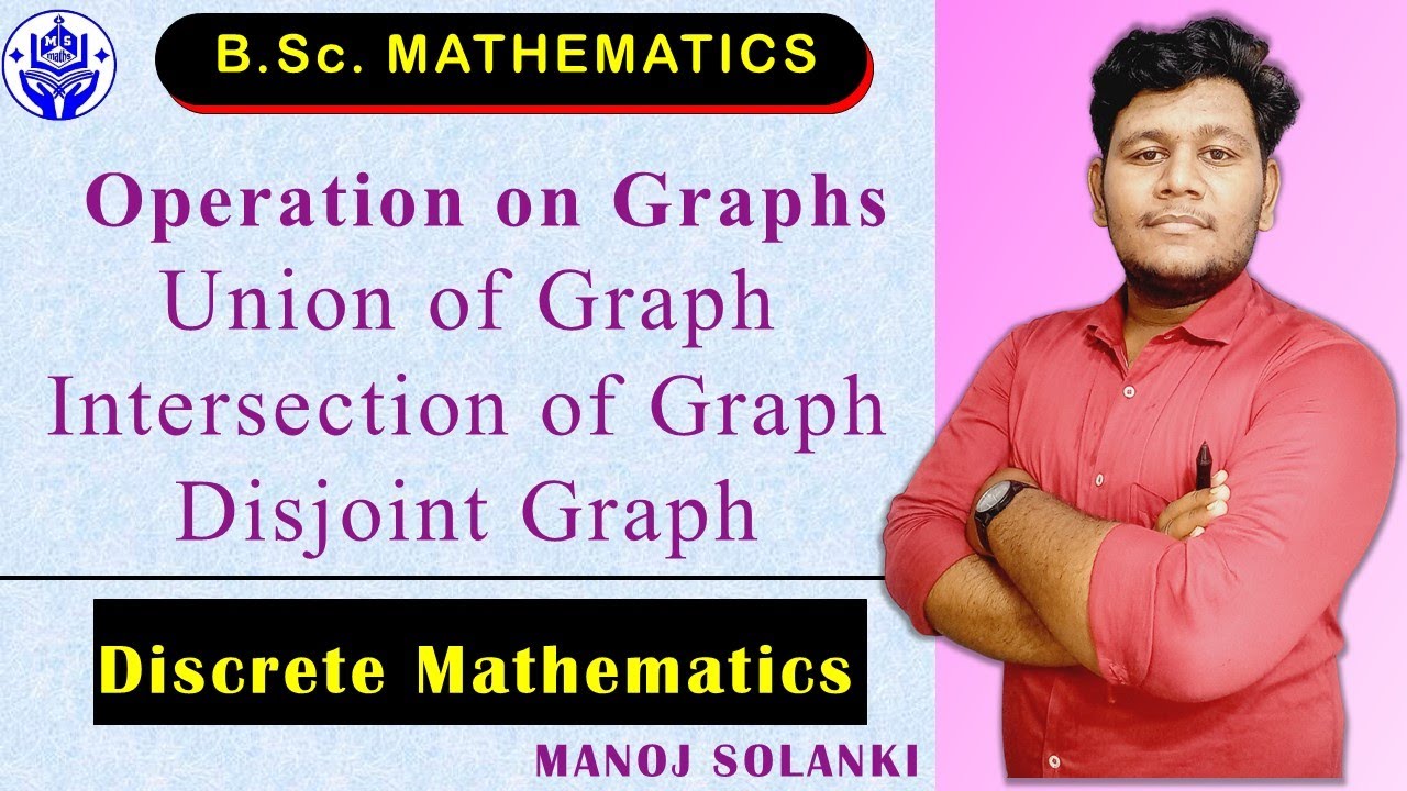Union, intersection and Disjoint Set Graph Theory  || Discrete Maths #msmaths #bscmaths