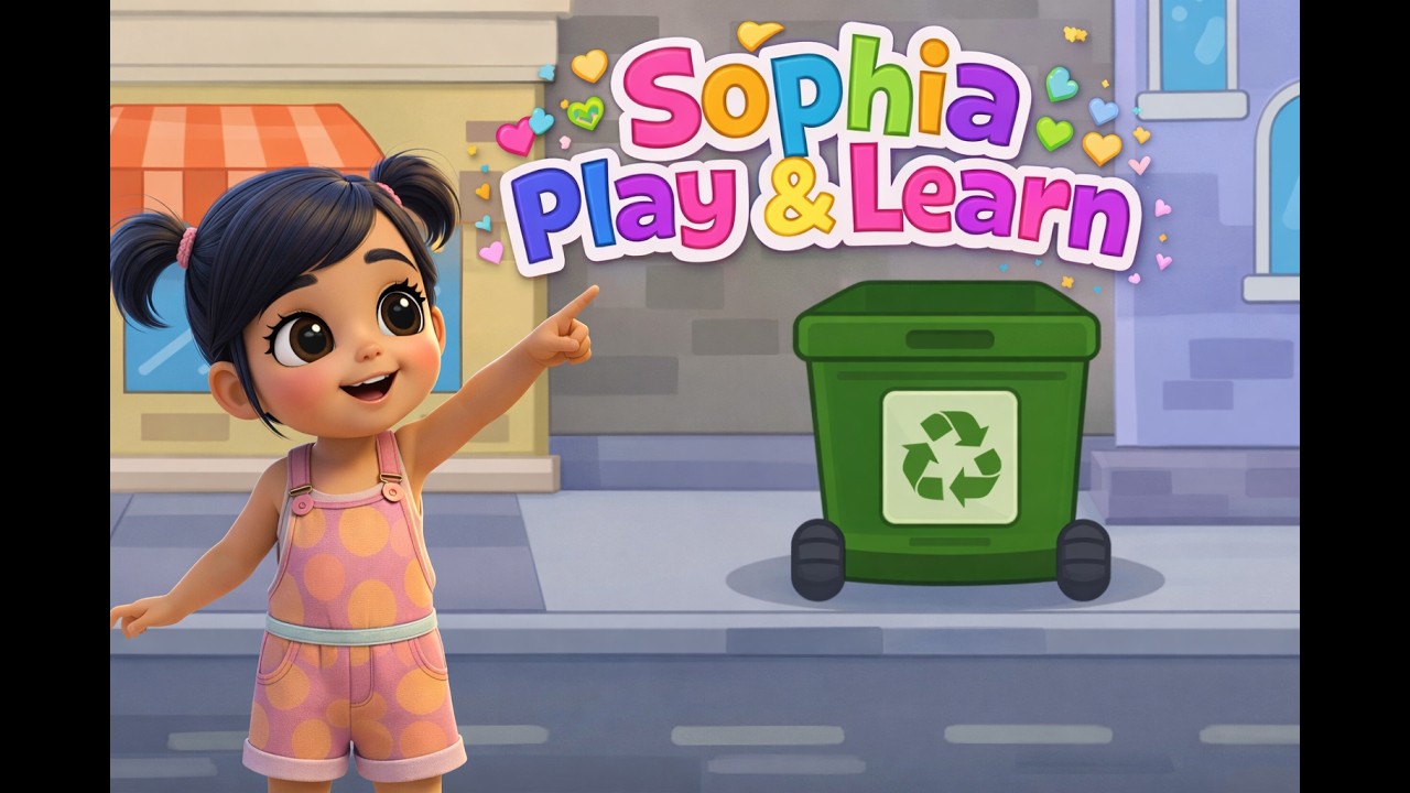 Aprende a reciclar con colores numeros y figuras / Learn to recycle with colors, numbers, and shapes