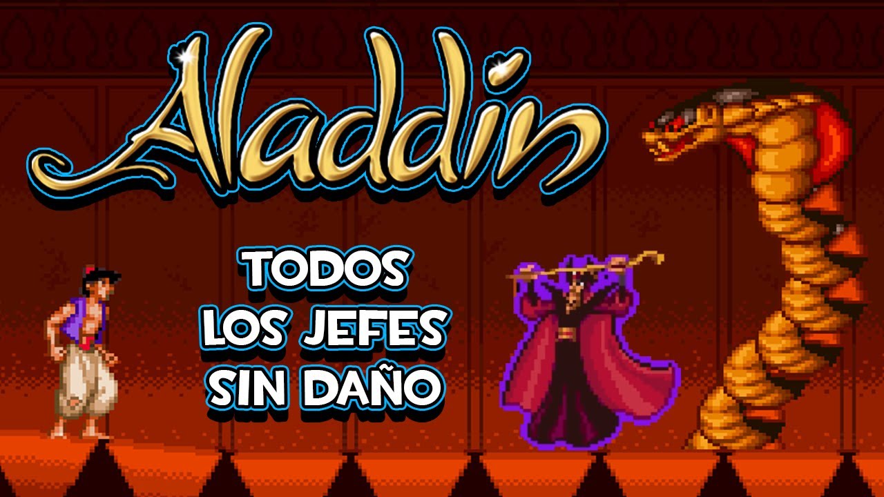 Aladdin (SNES) - Todos Los Jefes (Sin Daño)