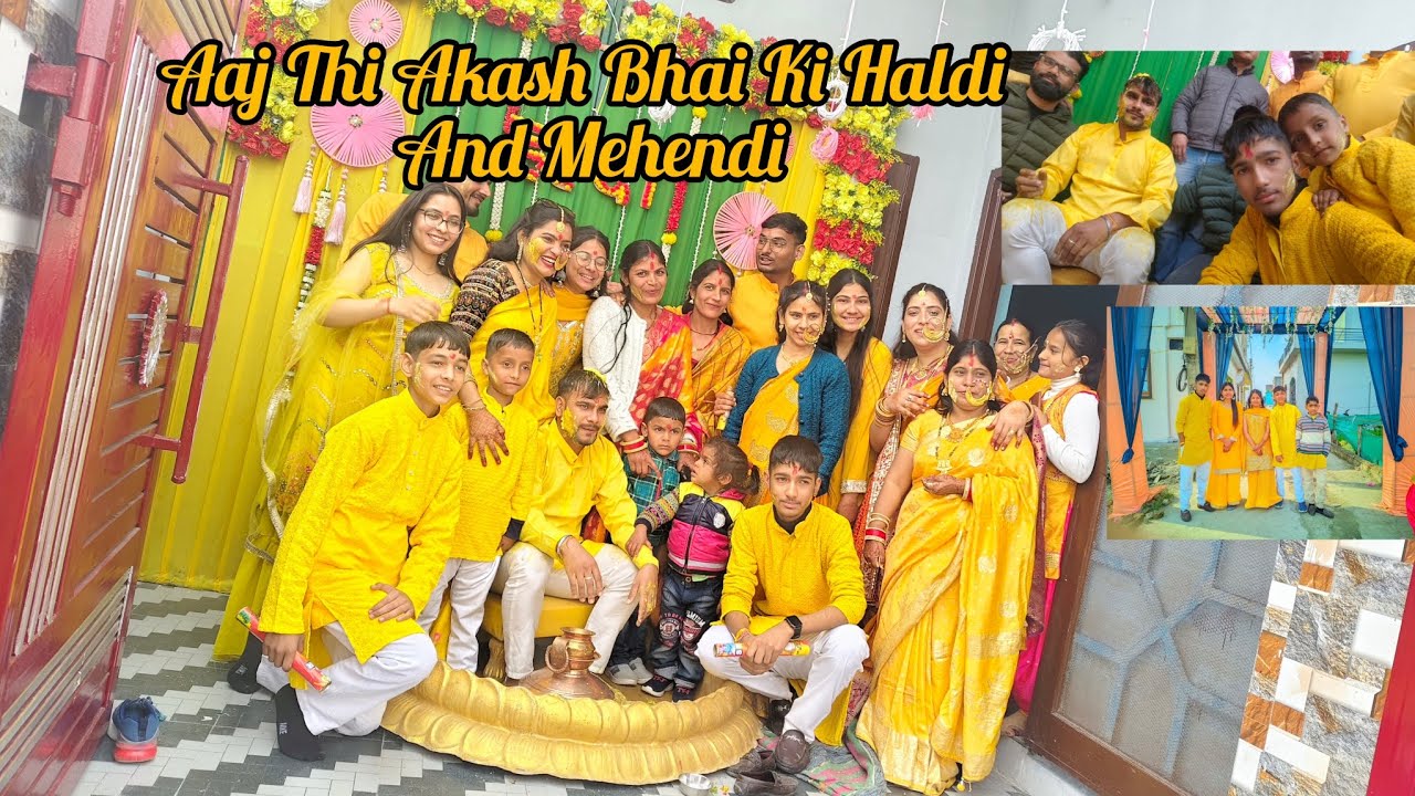 Aaj Hamne Akash Bhai Ki Mehendi Me Kiye Bahot Maje🎉