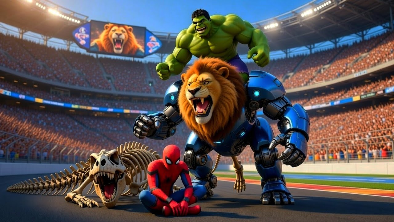 🕷️Spider-Man vs Hulk Epic Race Showdown –😱 Who Wins the Ultimate Battle?