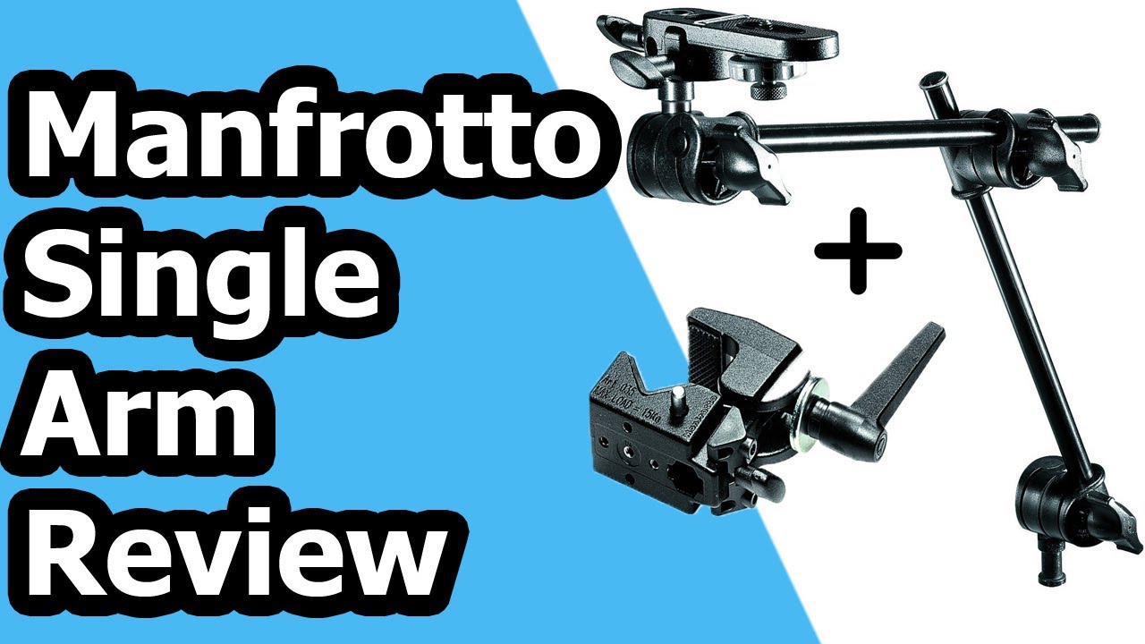 Manfrotto Single Articulated Arm 2 Section with Camera Bracket + Manfrotto Super Clamp Review Setup