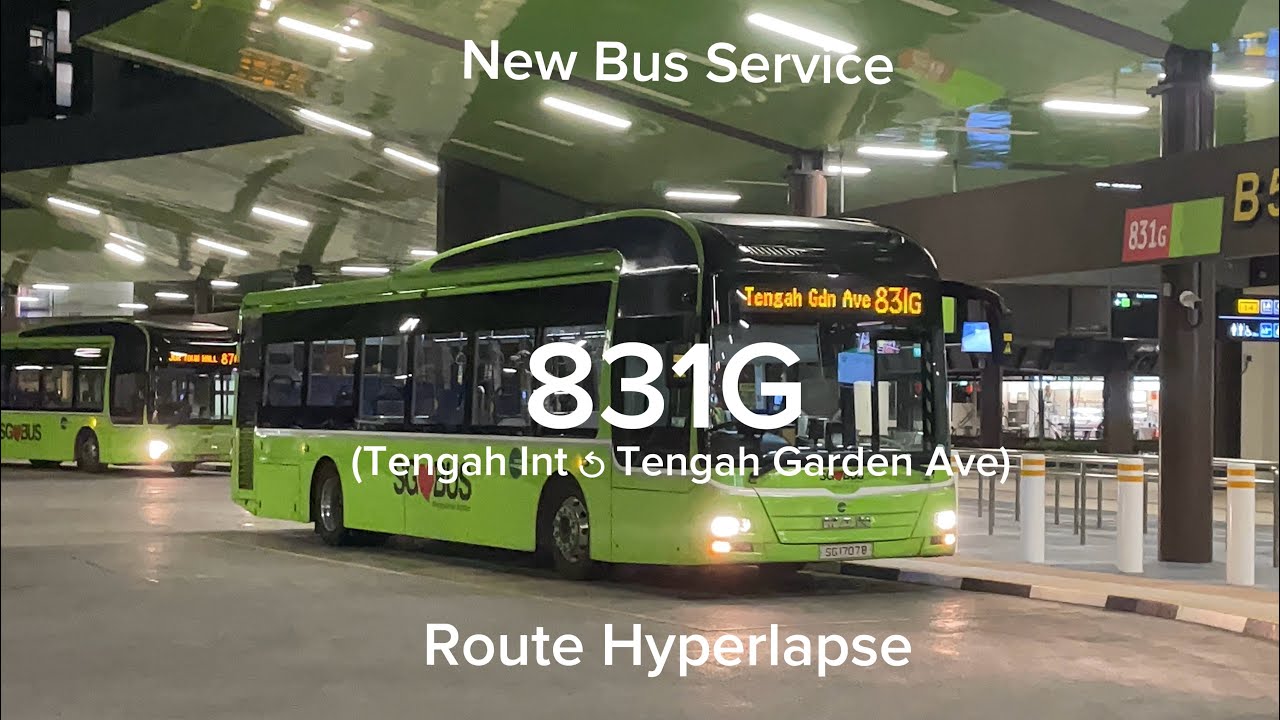 New Bus Service 831G Hyperlapse! #wow #nice #amazing #cool #hyperlapse #bus #busenthusiast 