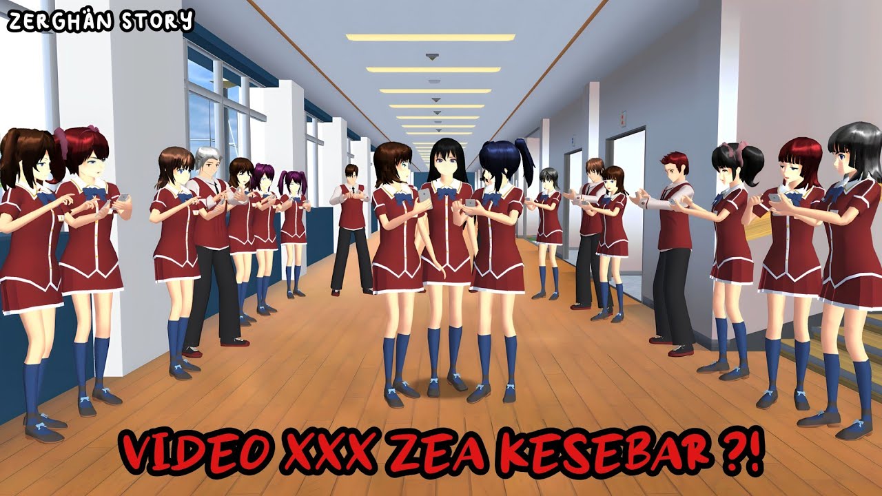 ZERGHAN STORY #6 [VIDEO XXX ZEA KESEBAR ?!] || SAKURA SCHOOL SIMULATOR DRAMA