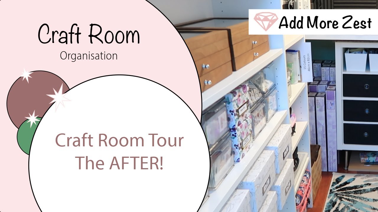 Craft Room Makeover Reveal: Organised Chaos to Creative Bliss!